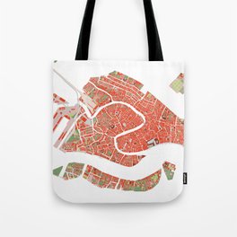 Venice city map classic Tote Bag