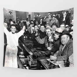 The Night Prohibition Ended Wall Tapestry