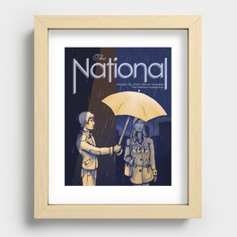 The National band poster (Sad) Recessed Framed Print