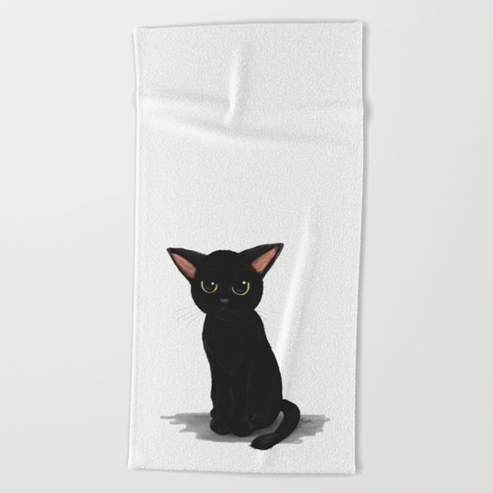 Little kitty Beach Towel