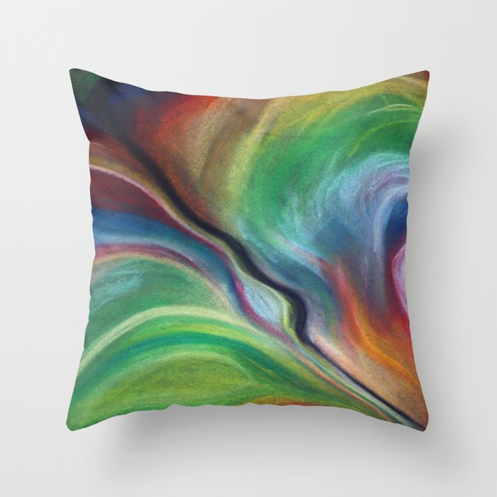 Colour burst Throw Pillow