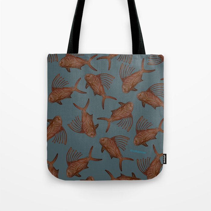 Rooster Blues Tote Bag