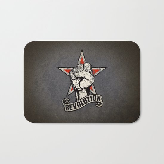 Up The Revolution! Bath Mat