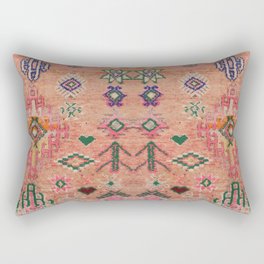 Moroccan Berber Traditional Carpet Rectangular Pillow