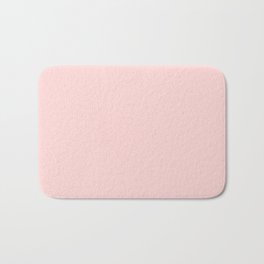 Solid Blush Pink Bath Mat
