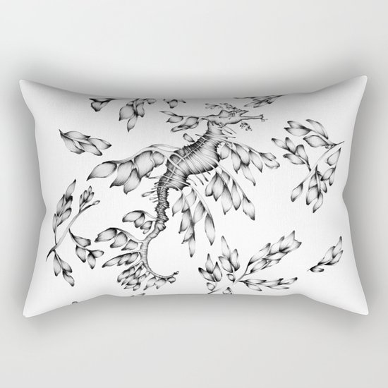 Camouflaged - the Sea Dragon Rectangular Pillow