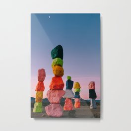 Seven Magic Mountains Moon IV Metal Print