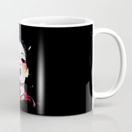 Japanese Creepy Geisha Coffee Mug | Shiina, Katana, Creepy, Nihon, Japan, Kyoto, Samurai, Abstract, Graphicdesign, Ringo 