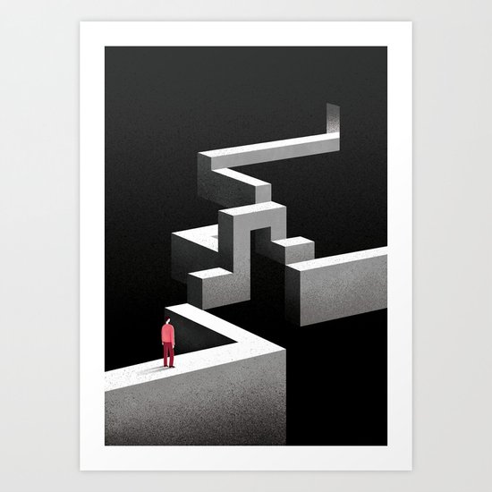 The Way I'm Walking Art Print