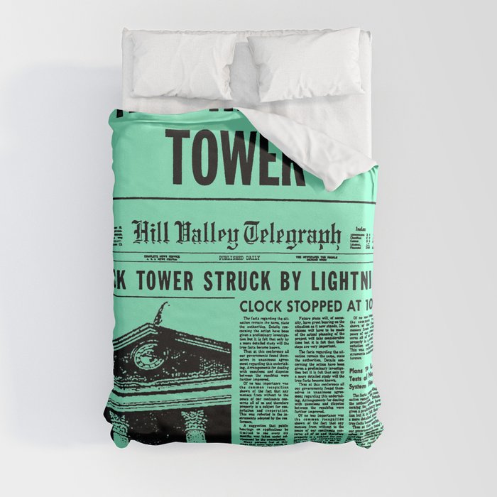 Back To The Future Duvet Cover