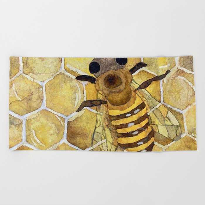 Working Bee Beach Towel