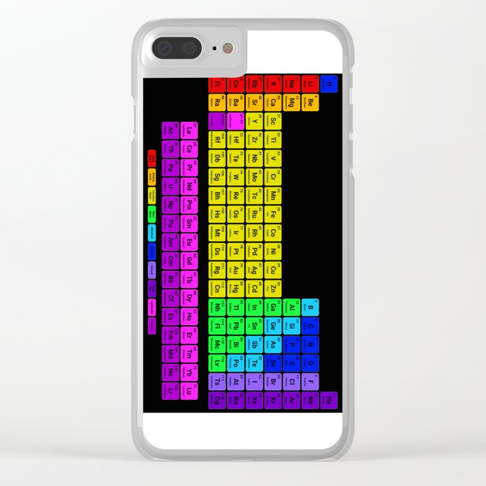 Periodic Table Of Elements Clear Iphone Case By Lovehope