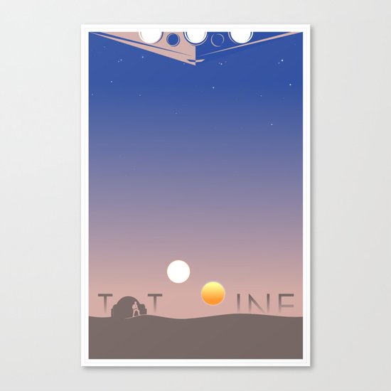 TATOOINE Canvas Print