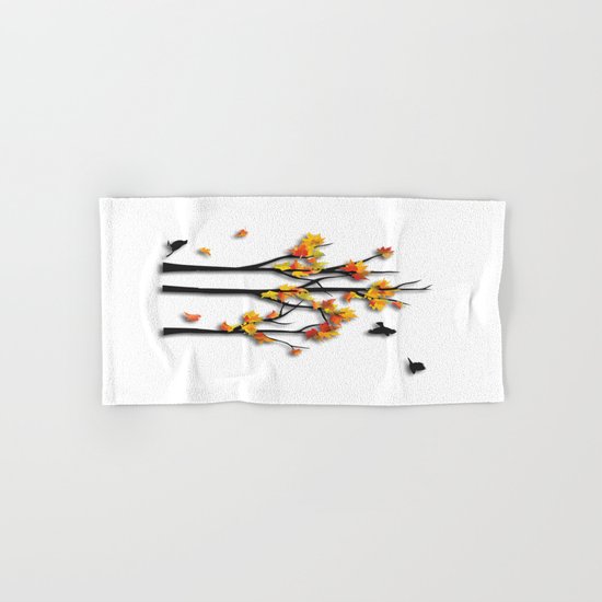 Autumn Trees Hand & Bath Towel