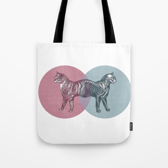 In which the cat is dead and alive Tote Bag