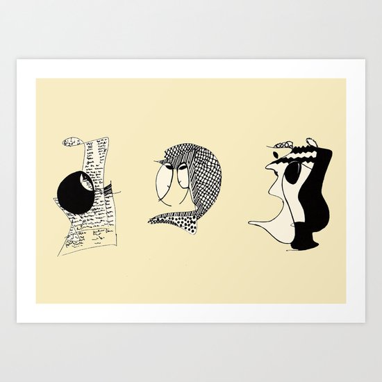 trapped Art Print