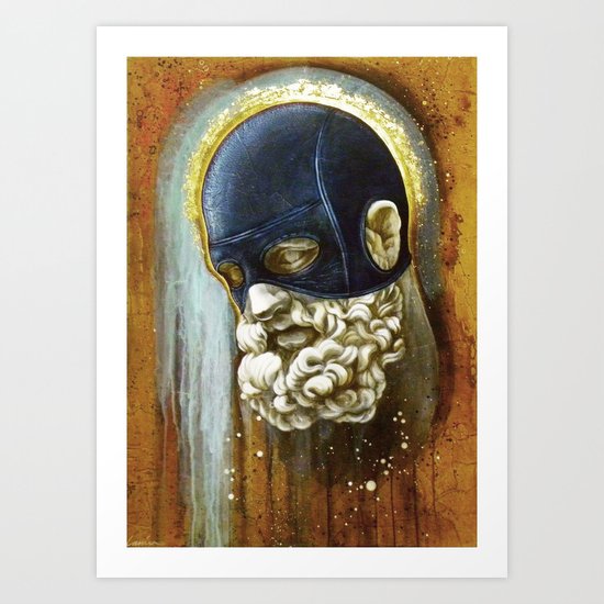 "Masked Hercules" Art Print