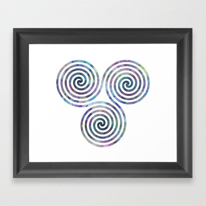 Celtic Swirlings Framed Art Print
