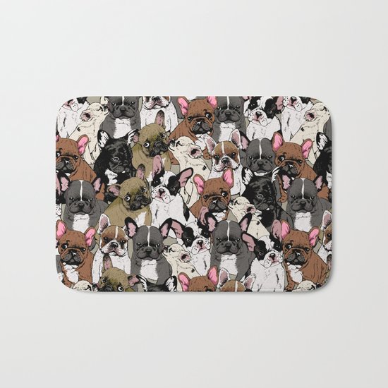 Social Frenchies Bath Mat