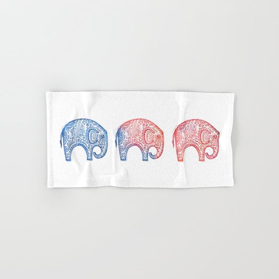 Elephants Hand & Bath Towel