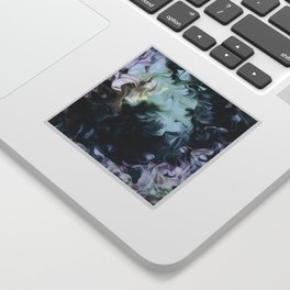 Smokey Desaturated Abstract Sticker