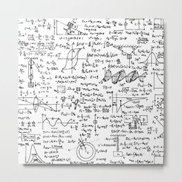 Physics Equations on Whiteboard Metal Print | Equation, Mathematics, Sciencenerd, Drawing, Geometry, Sciencedesign, Science, Scienceproblems, Descartes, Physicsproblems 
