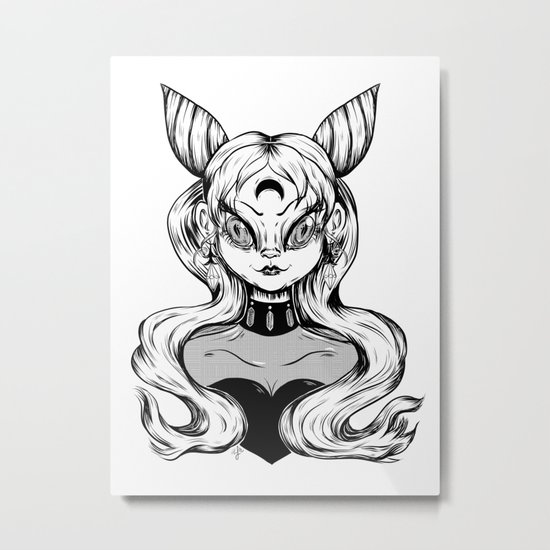 Corrupted Chibiusa Metal Print