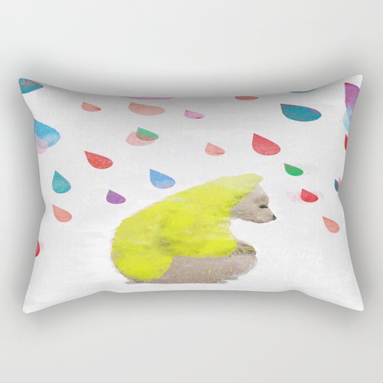 rainy day dream away Rectangular Pillow
