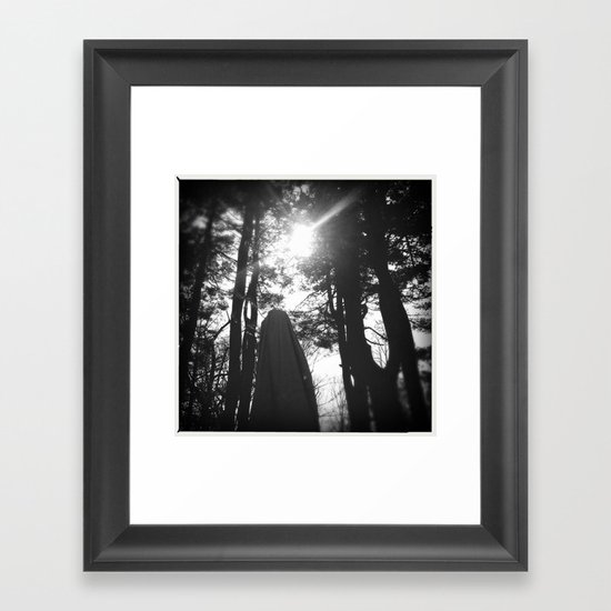 dormant. Framed Art Print