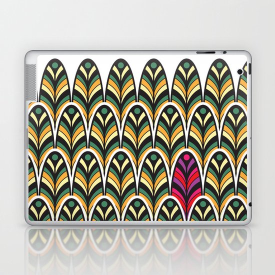 Rubine Feather Laptop & iPad Skin