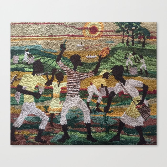 African Farmers Canvas Print