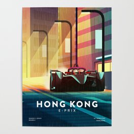 Hong Kong E-Prix Poster