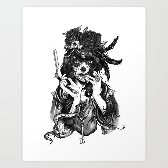 Chicana Art Print