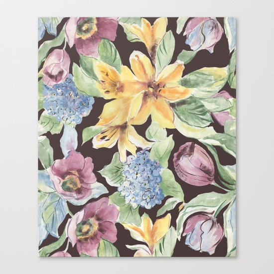 fall lily Canvas Print