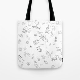 Hands of a Working Woman Tote Bag