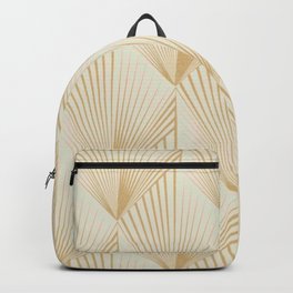 golden pattern Backpack