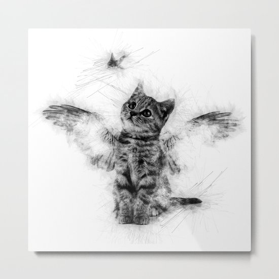 GOLD FISH Metal Print