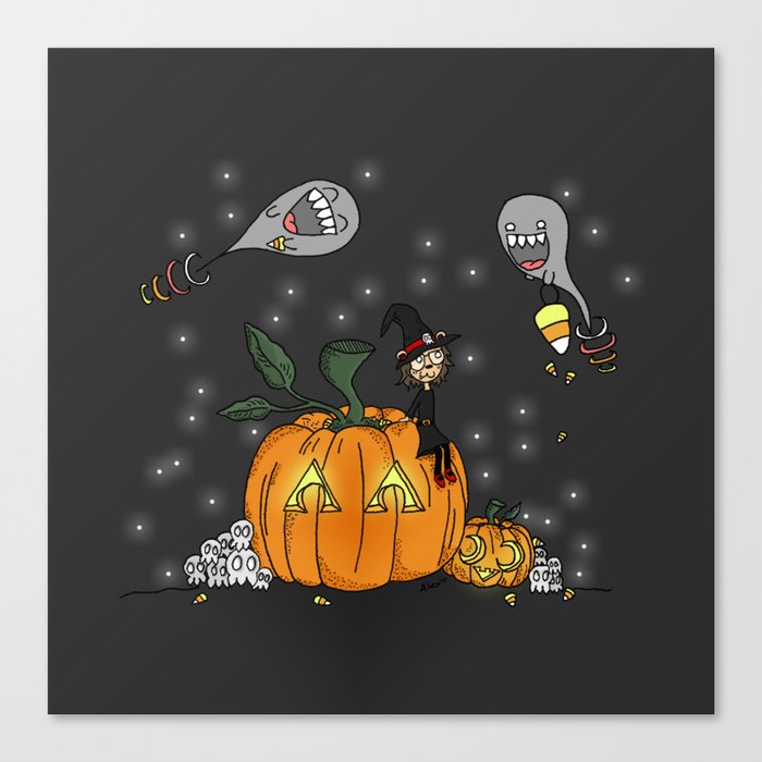 Halloween Spirits Canvas Print