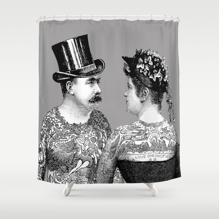 Tattooed Victorian Lovers Tattooed Couple Vintage Tattoos