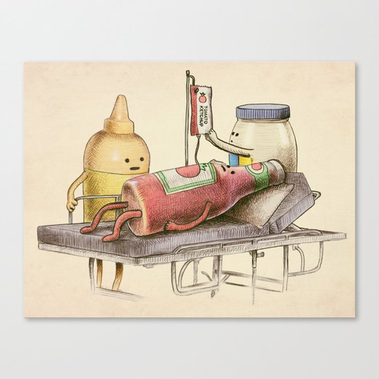 Emergency Transfusion Canvas Print