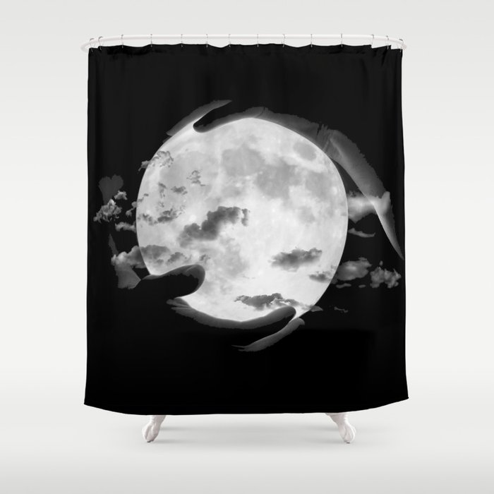 Moon Shower Curtain
