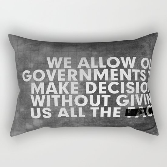 The Facts Rectangular Pillow
