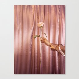 Glitter rose Canvas Print