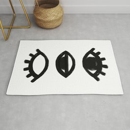 sleepy eye - all-seeing eye Rug