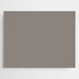 Medium Merlot Gray - Grey Solid Color Pairs PPG Elephant Gray PPG1005-5 Jigsaw Puzzle