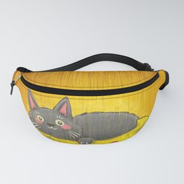 Cat Curled Up In a Bowl! Fanny Pack