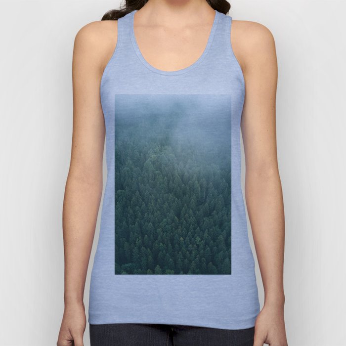 Forest Landscape From High Above the Clouds Tank Top