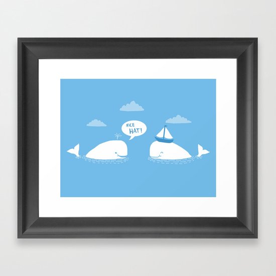 Nice Hat! Framed Art Print