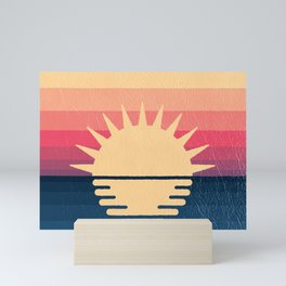 Soleil Set Mini Art Print
