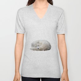 Arctic fox V Neck T Shirt